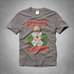 🎄NWOT Abercrombie Kids Elf Christmas shirt 🎄